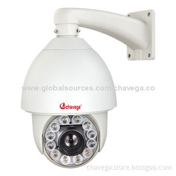 Intelligent 6-inch IR PTZ, 1/3 color Sony CCD IR dome camera made in china manufacturer